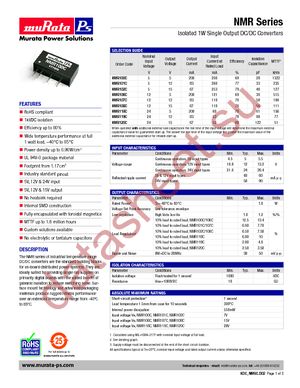 NMR107C datasheet  